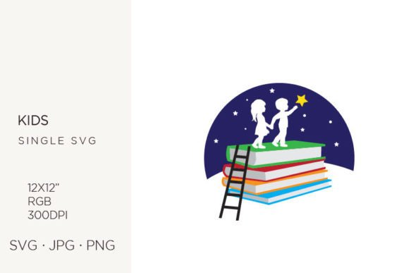 Book, Kids and Stars: Graphics for Creative Publishing