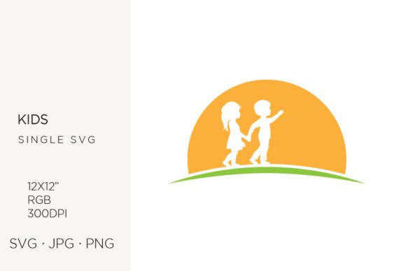 Boy and Girl with Huge Sun: Graphics for Local Branding