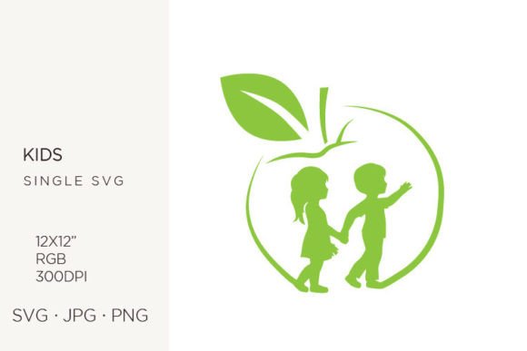 Children and Apple: Graphics for Local Business Branding