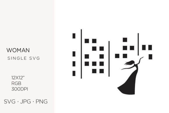 City Woman Graphics and Illustrations