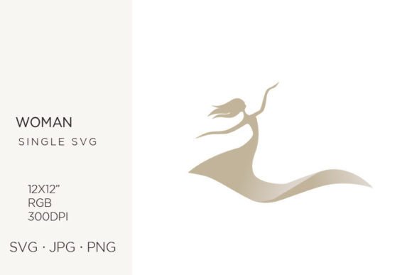 Female Figure As a Part of Dune: Graphics and Illustrations for Real Projects