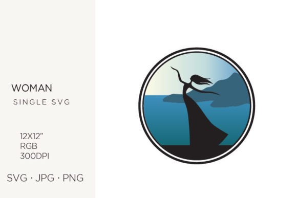Marine Woman: Graphics for Local Business Branding