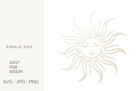 Ornamental Sun, Vector Illustration Graphics