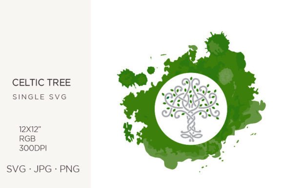 Tree of Life, Ancient Celtic Symbol Graphics